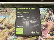 Greenworks 662910019 UltraPower 60V Rapid Battery Charger 6 Amp-NIB