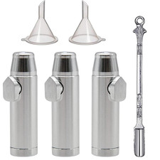 Schnupftabak Dosierer 3 Stück Snuff Bottle Mini-Löffel