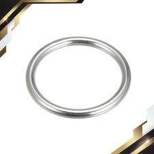 316 Stainless Steel O-Rings - Welded Round Rings 50mm ID 6mm Thick