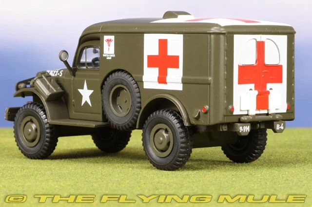 Motor City Classics 1:43 WC 54 4x4 Ambulance US Army - Image 2 of 4
