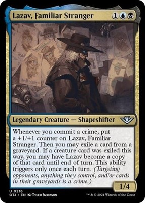 Lazav, Familiar Stranger - LP Foil U : Outlaws of Thunder Junction