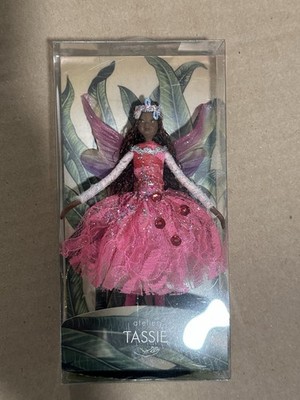 Tassie Black Fairy, 4  Handmade Fairy From Thailand. #JF1701 Pink