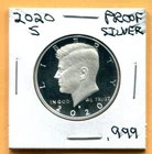 Gem 2020-S Proof Ultra-Cameo Silver (.999) Kennedy Half Dollar - Free Shipping