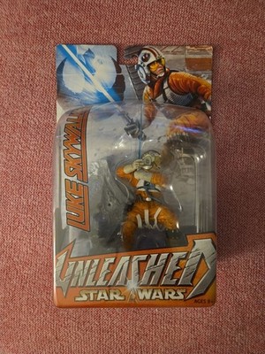 Star Wars Unleashed 2003 Luke Skywalker Action Figure Hoth Battle 