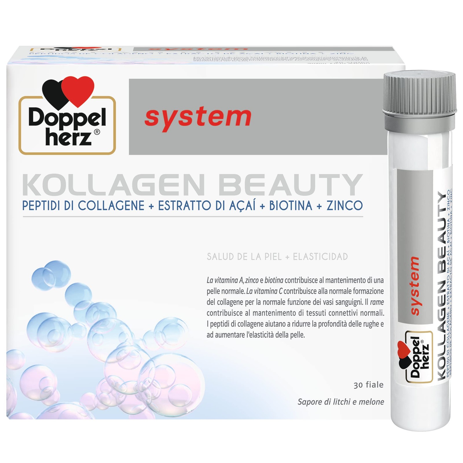 Allena la tua Pelle con Doppelherz System Kollagen Beauty: 30 Dosi