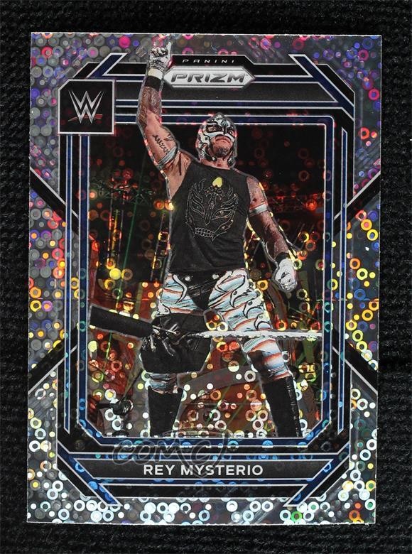 2023 Panini Prizm WWE Under Card Prizm Rey Mysterio #112 a3q