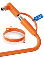 16.4 FT / 5 Meter 14AWG DC Extension Cable for Solar Panel Compatible with Ja...