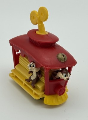 1993 Chip & Dale Chipmunks Wind up Trolley Burger King Toy Works