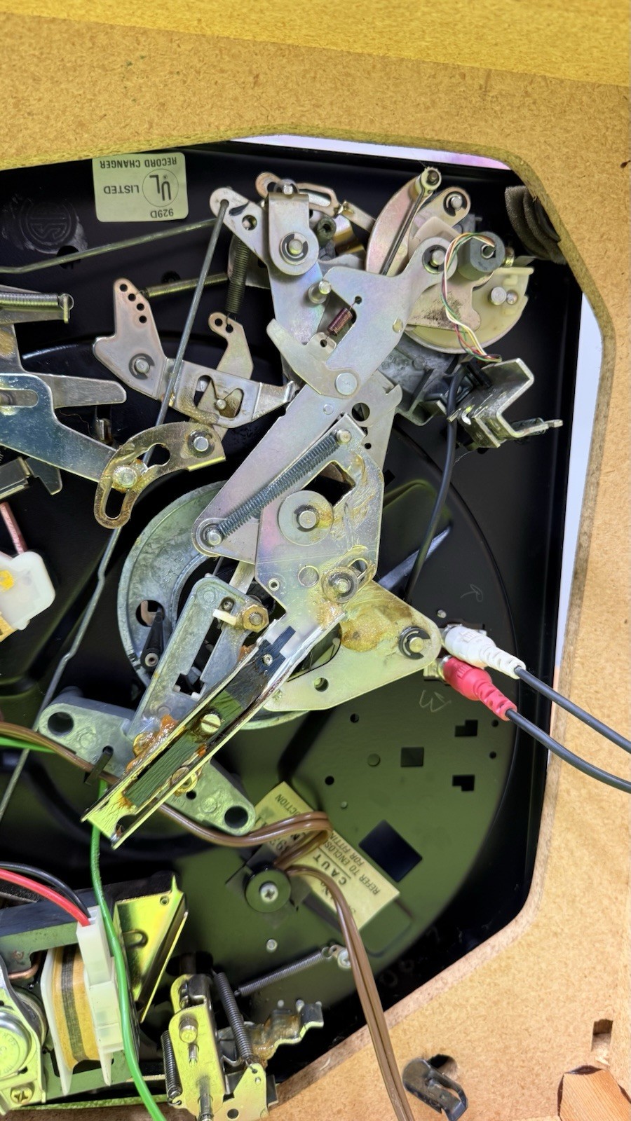 Garrard 990B Turntable SERVICED New Belt AT Cartridge Stylus See Video Works GRT