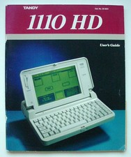 TANDY 1110 HD 1100HD Computer User's Guide Excellent Condition