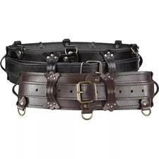 Medieval Sword Belt Steampunk Gothic Festival Waist Girdle Celtic Knight Larp
