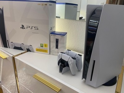Sony Playstation 5, PS5 Konsole Disc/Disk Edition  - Weiß 825 GB (mit Laufwerk)