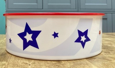 Tupperware Stars & Stripes or Summer Celebration Snack Canisters-NEW-SHIP INCL