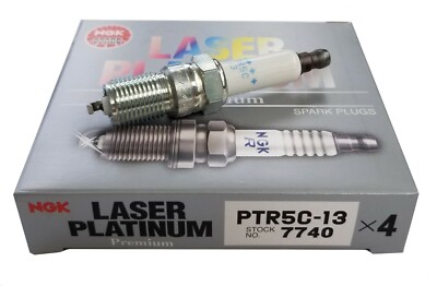 4 Plugs NGK PTR5C-13/7740 Laser Platinum Premium Spark Plugs