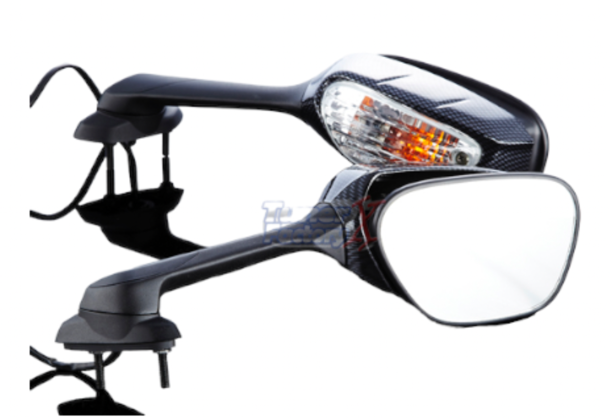 2011-2020 FIT SUZUKI Carbon BLINKERS Mirror Set L+R GSXR750