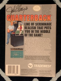 John Elway's Quarterback (Nintendo NES) Complete in Box NR MINT CIB
