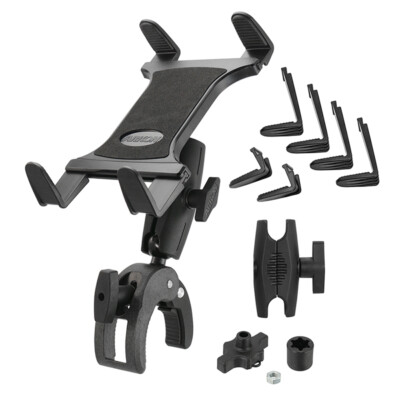 TAB1RMCPM: Arkon Heavy Duty Rail/Bar/Table Top Clamp Post Tablet (7-18.4 ) Mount