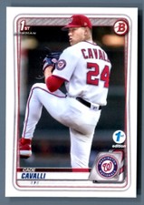 2020 Bowman Draft 1st Edition CADE CAVALLI BASE #BD-24 Washington Nationals