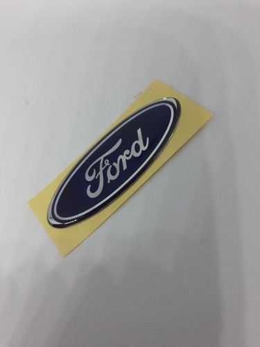Ford Steering Wheel Badge Blue With Silver Logo 58mm X 22mm Emblem Free P&P - Picture 2 of 2