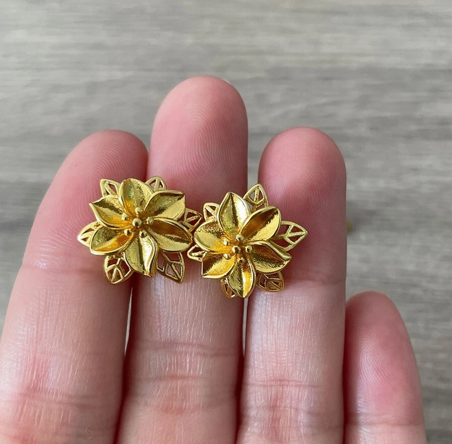 Gold, Fancy Intense Yellow Diamond And Fancy Vivid Yellow Diamond Flower  Stud Earrings Available For Immediate Sale At Sotheby's