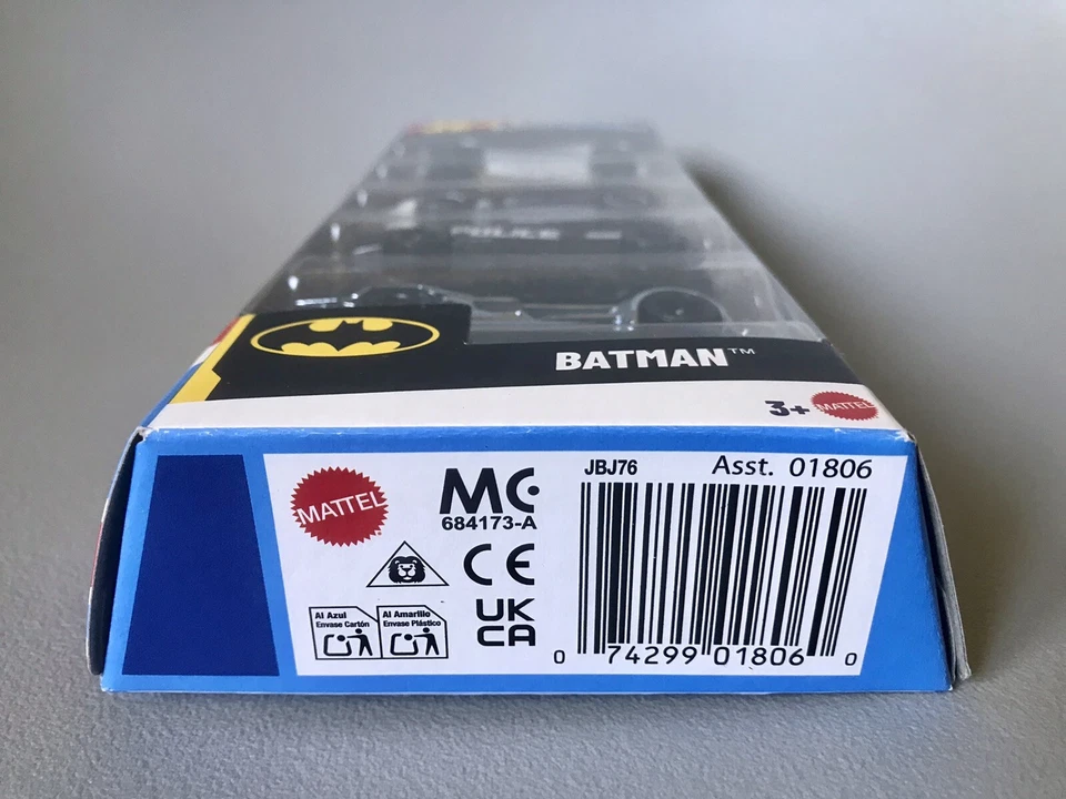 BATMAN. Hot Wheels 2025. Pack 5 voitures. Réf : JBJ76. - Batmobile argentée -. - Photo 4/4