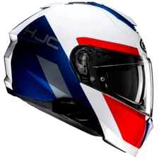 HJC i91 Bina Modular Sunscreen Motorcycle Helmet Red White Blue S M L XL 2XL DOT
