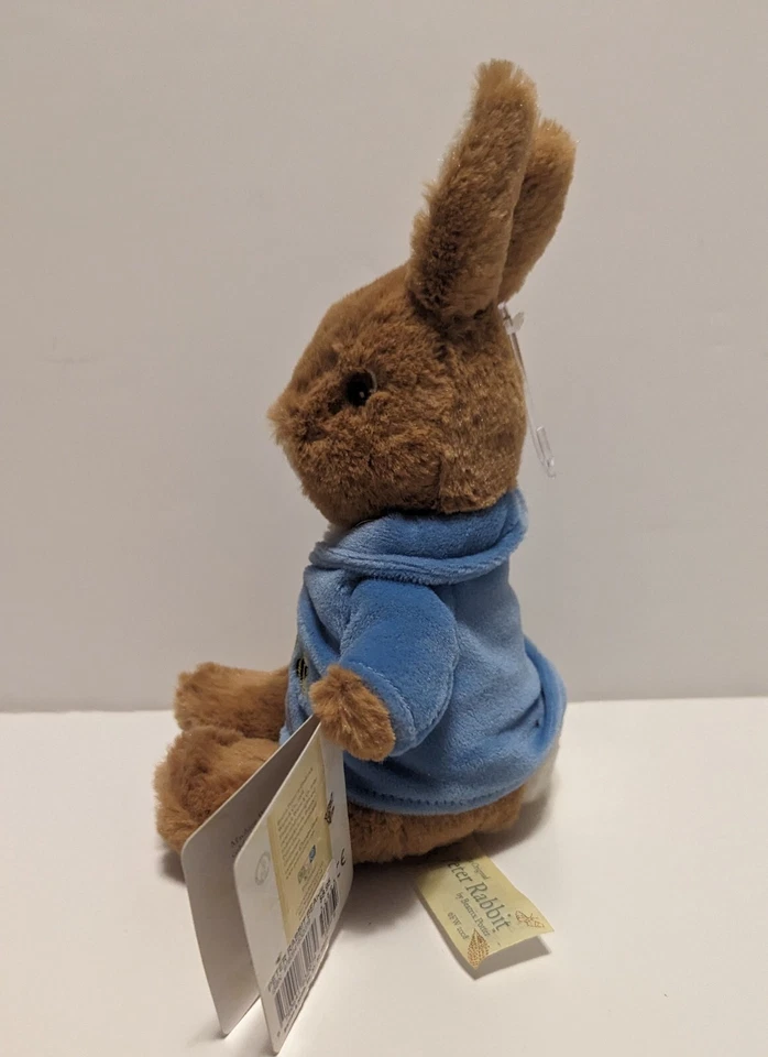 全新 原装 Peter Rabbit 豆豆毛绒 Beatrix Potter 儿童首选 8" B2 — 第 2/4 张图片