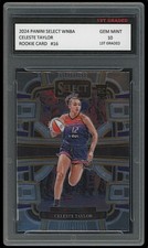Celeste Taylor RC 2024 Panini Select WNBA 1st Graded 10 Rookie Card Mercury