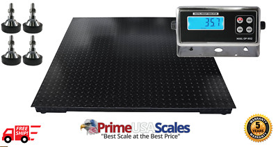 Prime 5'x4' (60''x48'') Floor Scale With 5000 lb x 1 lb Capacity