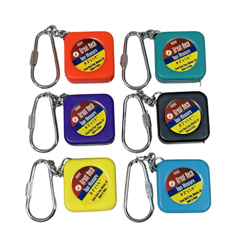 Great Neck Tape Measure Keychain Mini 3' x 1/4" 9006E