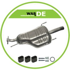 Endschalldämpfer Opel Zafira A 2.0 Di DTi TD F75, Auspuff, Endtopf
