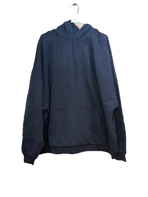 YZY Gap Oversized Hoodie Navy LA H18 - Men's Size Large