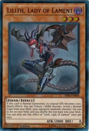 lilith lady of lament yugioh card Lilith, - SR06-EN000 - Structure Deck: Lair of Darkness - Ultra Rare and you shuffle the rest back into your Deck Lilith, Lady of Lament +