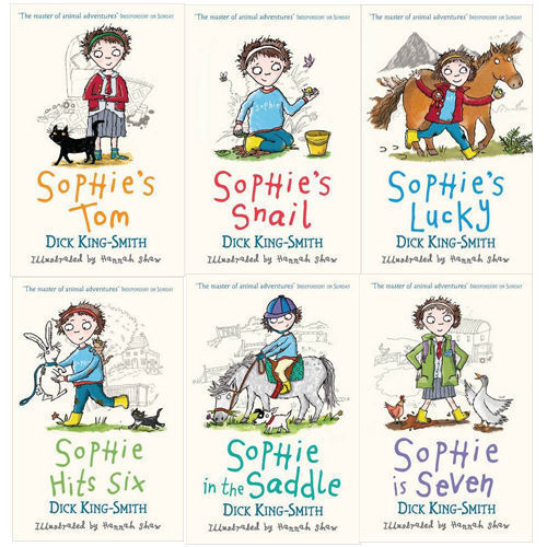 Dick King-Smith Sophie Stories 6 Books Collection Set Pack Sophie's Snail, Lucy