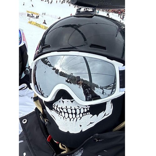 Ghosts Skull Full Face Mask for Cosplay Party Halloween Outdoor Motorcycle Bike - Picture 13 of 24