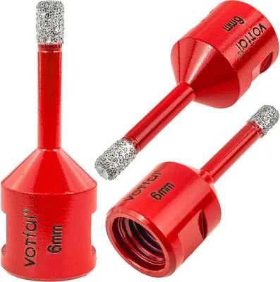 VORFAL Diamant Fliesenbohrkrone 6 mm Diamantbohrer Keramik Diamantbohrkrone M14 Granit