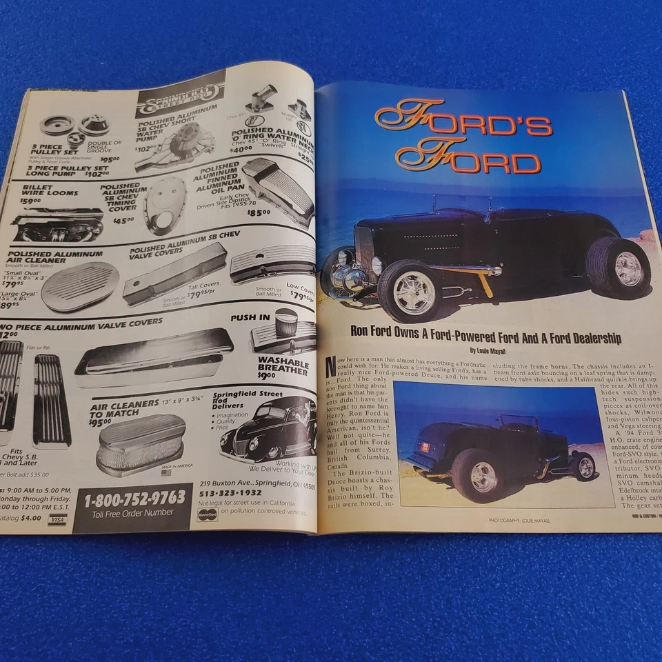 ROD & CUSTOM SPECIAL: HOW TO TECH ROD TESTING THE B&M/BRIZIO SEDAN MARCH 1996 - Image 3 of 4