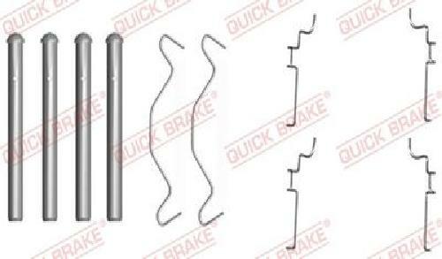 Original Quick Brake ZubehöRsatz Scheibenbremsbelag 109-1683 FüR Mitsubishi-image