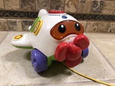 VTECH PULL ALONG PLAY AND LEARN AEROPLANE WITH MIUSIC, LIGHT AND SOUNDS
