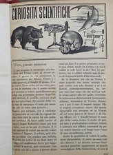 Curiosità scientifiche 98 pagine rilegate dalla rivista Urania