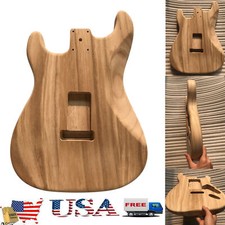 Unfinished DIY Guitar Body Polished Wood Maple Barrel for ST Electric Guitar