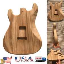 Unfinished DIY Guitar Body Polished Wood Maple Barrel for ST Electric Guitar