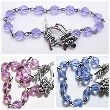 Neodymium Glass Bracelet Color Changing Alexandrite Glass Beads