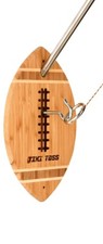 TIKI TOSS Hook and Ring Toss Game - Deluxe Football Edition - Indoor Outdoor