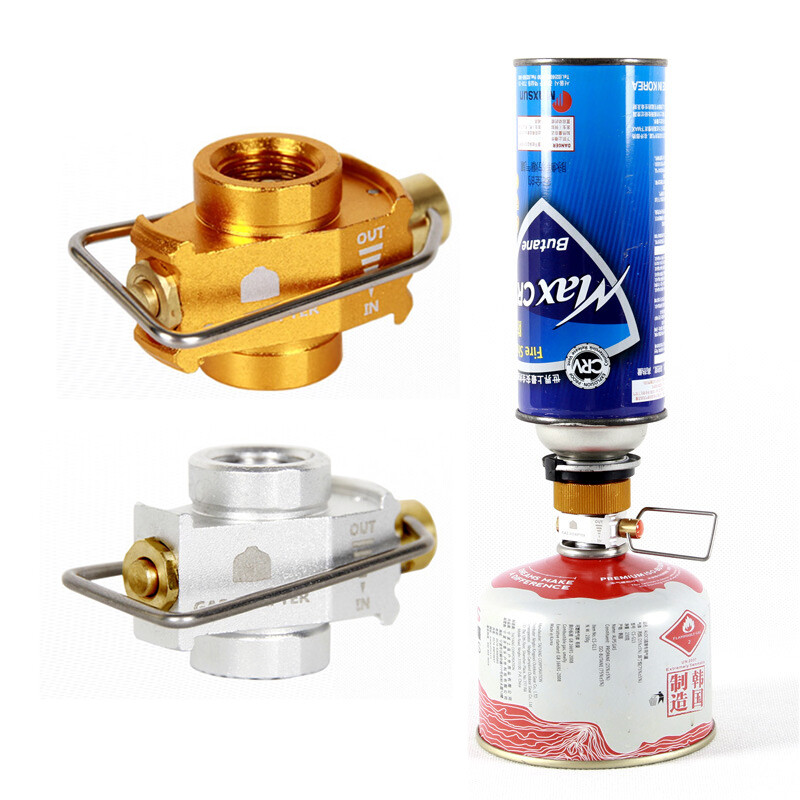 Outdoor Camping Gas Refill Adapter Valve Gas Stove Tank Canister Connector 1pc eBay
