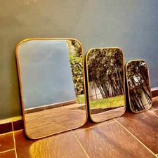 Gold Wall Mirror Decor, Handmade Moroccan Mirror, Nursery Decor, Wall Decor