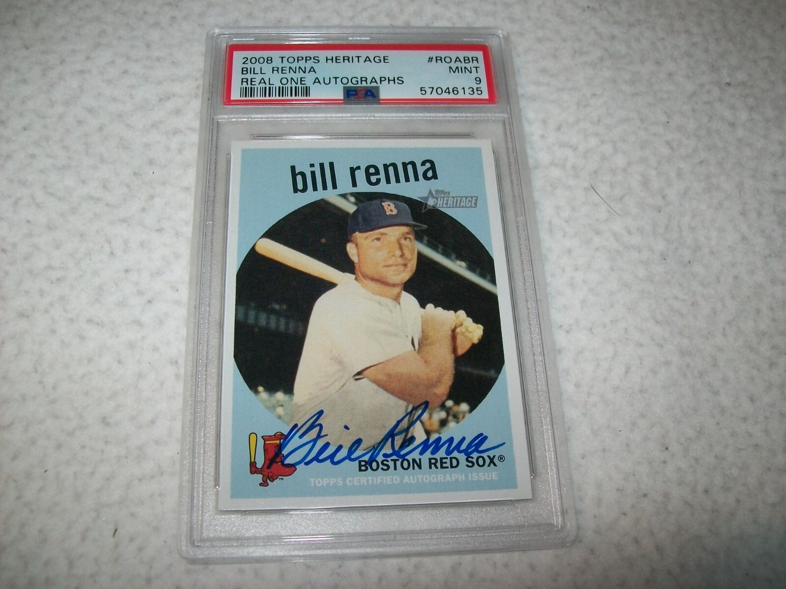 2008 Topps Heritage - Real One Autographs Bill Renna #ROA-BR (AU) for ...