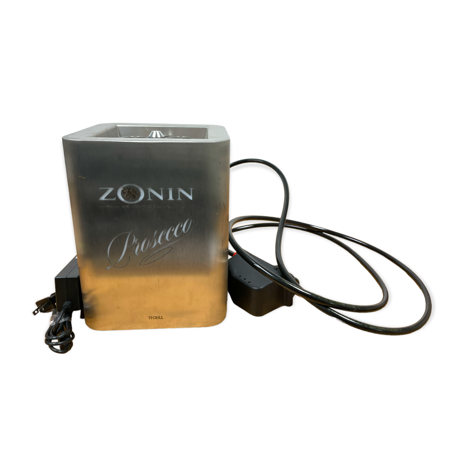 THRILL Stainless Steel Tabletop Glass Chiller and Sanitizer Model