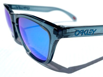 Oakley Frogskins Crystal Black Clear PRIZM POLARIZED Sapphire
