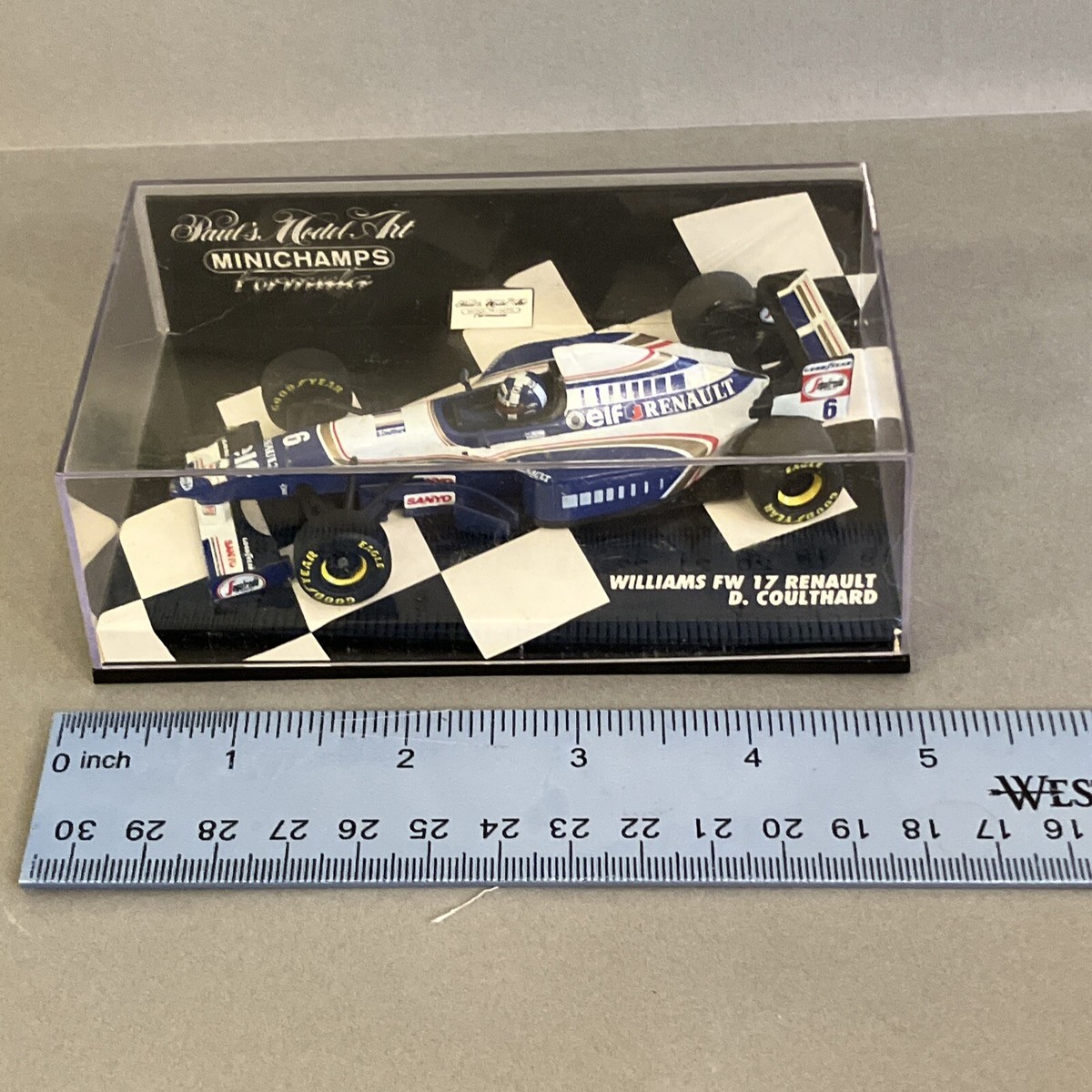 1/43 Mnichamps F1 1995 Williams FW17 #6 David Coulthard 430950006